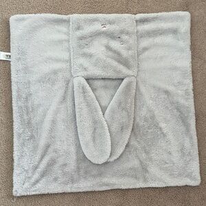 Gray Plush Baby Blanket